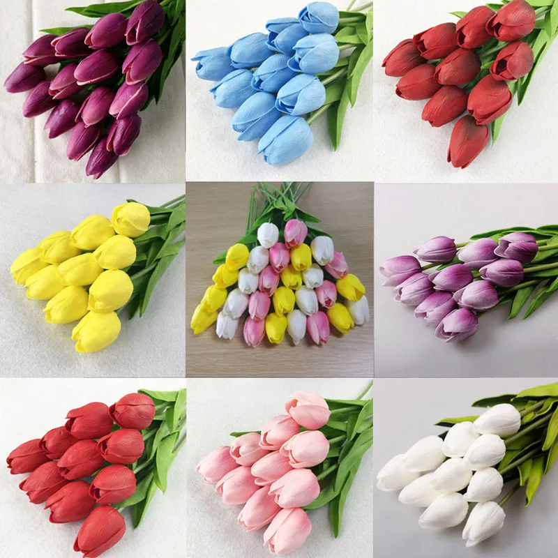 Wedding Environmental Protection High Quality Real Touch Fake Flower Home Party Decor Flower Bouquet Mini Tulip
Wedding Environmental Protection High Quality Real Touch Fake Flower Home Party Decor Flower Bouquet Mini Tulip