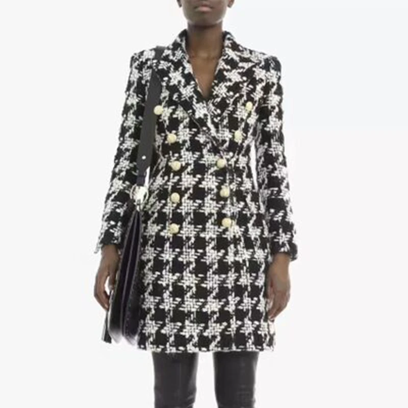 2019 Long Sleeve Autumn White Button Plaid Turn-Down Collar Black Fashion New Dress Celebrity Party Wholesale Weave Vestidos
2019 Long Sleeve Autumn White Button Plaid Turn-Down Collar Black Fashion New Dress Celebrity Party Wholesale Weave Vestidos