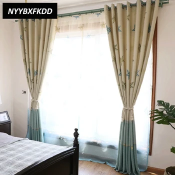 Korean Starfish Printed Child Blackout Curtains For Bedroom Living Room Window Treatments Tulle Curtains Custom Made
Korean Starfish Printed Child Blackout Curtains For Bedroom Living Room Window Treatments Tulle Curtains Custom Made