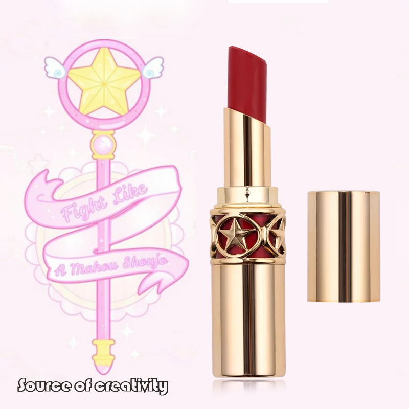 New Cardcaptor Sakura Lipstick Makeup Lips Star Charm Cosmetic Beauty Makeup Lip Stick Long Lasting Moisturizing Lipstick
New Cardcaptor Sakura Lipstick Makeup Lips Star Charm Cosmetic Beauty Makeup Lip Stick Long Lasting Moisturizing Lipstick
