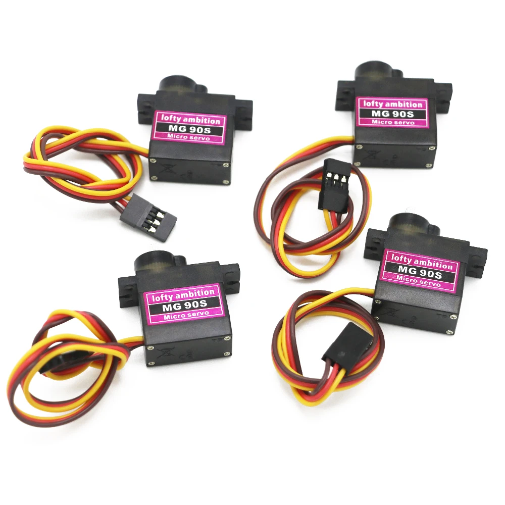 lofty ambition MG90S 9g Metal Gear Upgraded SG90 Digital Micro Servos for Smart Vehicle Helicopter Boart Car
lofty ambition MG90S 9g Metal Gear Upgraded SG90 Digital Micro Servos for Smart Vehicle Helicopter Boart Car