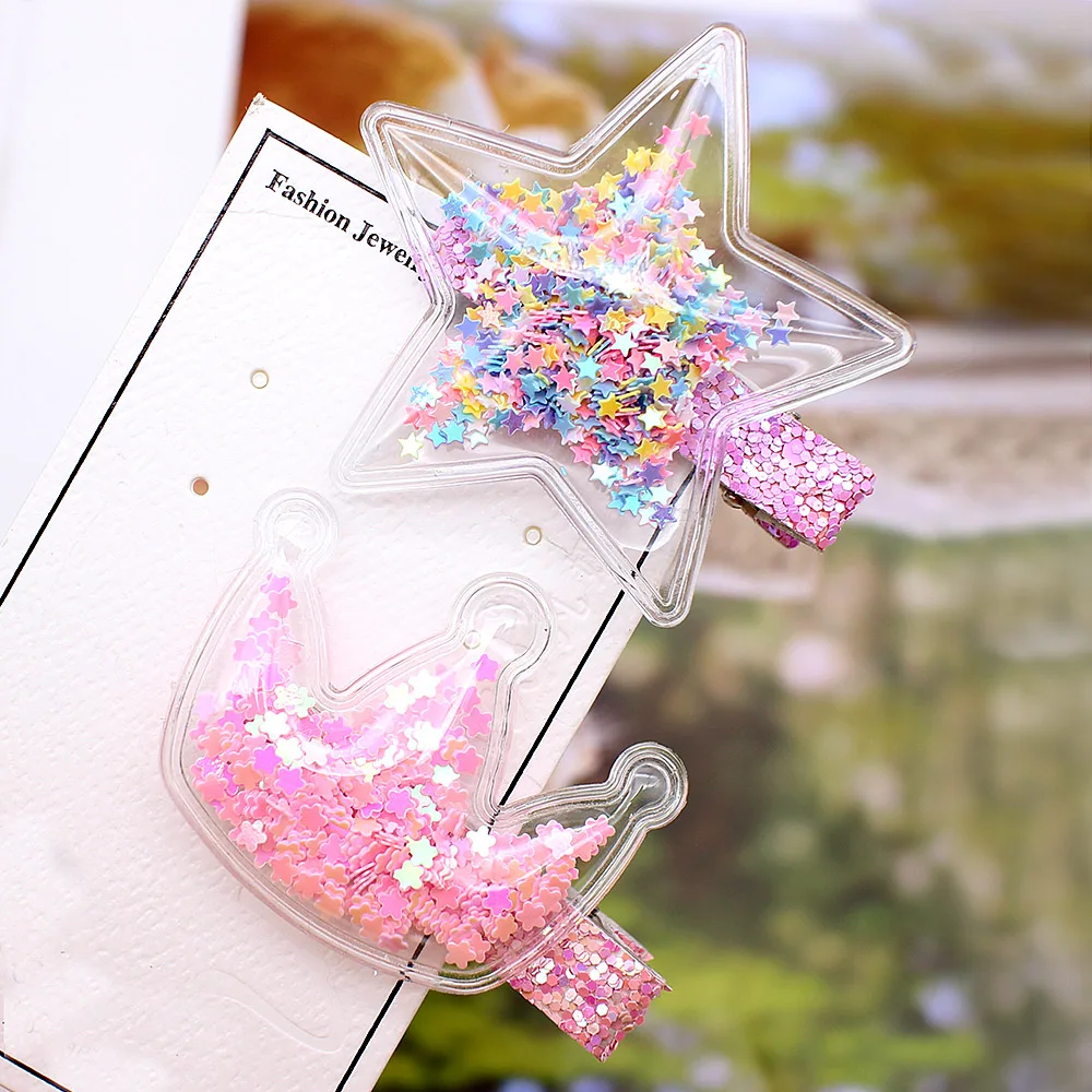 2019 New transparent PU with colorful Sequin Star Kids hair clips BB stars lovely crown hairpin girls handmade hair accessories
2019 New transparent PU with colorful Sequin Star Kids hair clips BB stars lovely crown hairpin girls handmade hair accessories