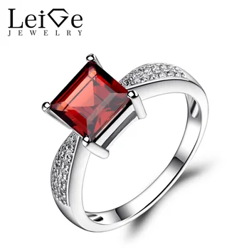 Leige Jewelry Square Cut Garnet Rings for Women Engagement Promise Ring Sterling Silver 925 Fine Jewelry January Birthstone
Leige Jewelry Square Cut Garnet Rings for Women Engagement Promise Ring Sterling Silver 925 Fine Jewelry January Birthstone