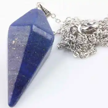 SUNYIK 1Lot (5Pc) Lapis Lazuli Healing Dowsing Chakra Reiki Faceted Pyramid Pendulum Chain
SUNYIK 1Lot (5Pc) Lapis Lazuli Healing Dowsing Chakra Reiki Faceted Pyramid Pendulum Chain
