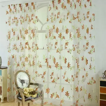 Home Window Curtains Sheer Voile Tulle Room Balcony Kitchen Printed Tulip Pattern Sun-shading Curtain
Home Window Curtains Sheer Voile Tulle Room Balcony Kitchen Printed Tulip Pattern Sun-shading Curtain
