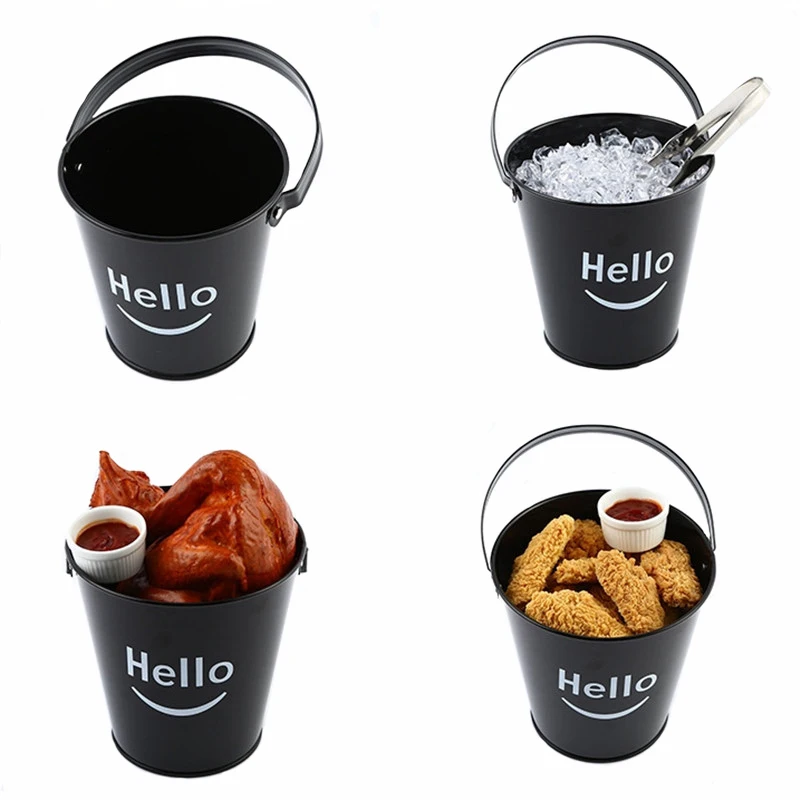 Portable French Fries Basket Food Bucket Dinnerware Tableware Pail Multi - Purpose Iron Hello Baskets Snack Barrel Ice Bucket
Portable French Fries Basket Food Bucket Dinnerware Tableware Pail Multi - Purpose Iron Hello Baskets Snack Barrel Ice Bucket