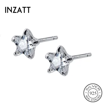 INZATT Real 925 Sterling Silver Zircon Star Cute Stud Earrings For Fashion Women Fine Jewelry Trendy 2019 Accessories Gift
INZATT Real 925 Sterling Silver Zircon Star Cute Stud Earrings For Fashion Women Fine Jewelry Trendy 2019 Accessories Gift