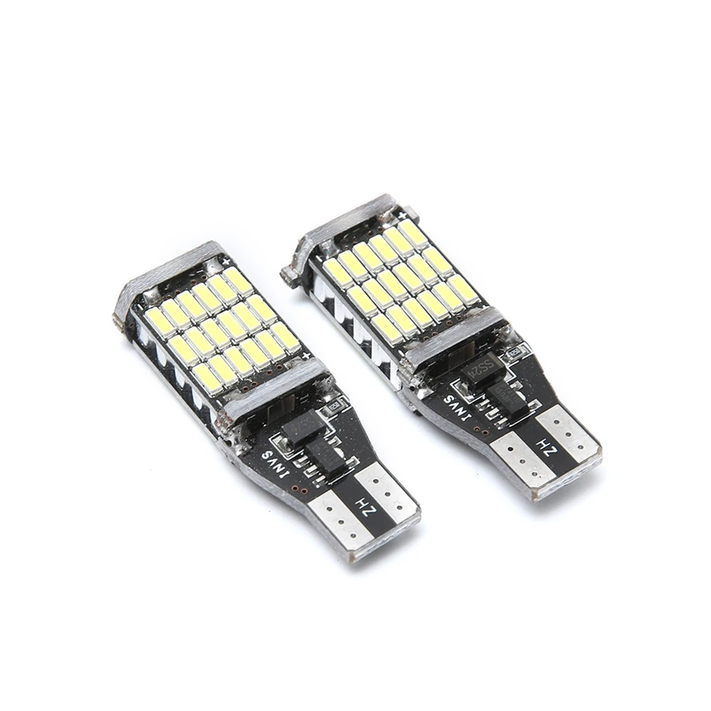 2pcs T15 Bulb Reversing Light Parking Backup Rear Lamp Rogue Universal Durable Signal Wedge Car Led Automotive Accessories
2pcs T15 Bulb Reversing Light Parking Backup Rear Lamp Rogue Universal Durable Signal Wedge Car Led Automotive Accessories