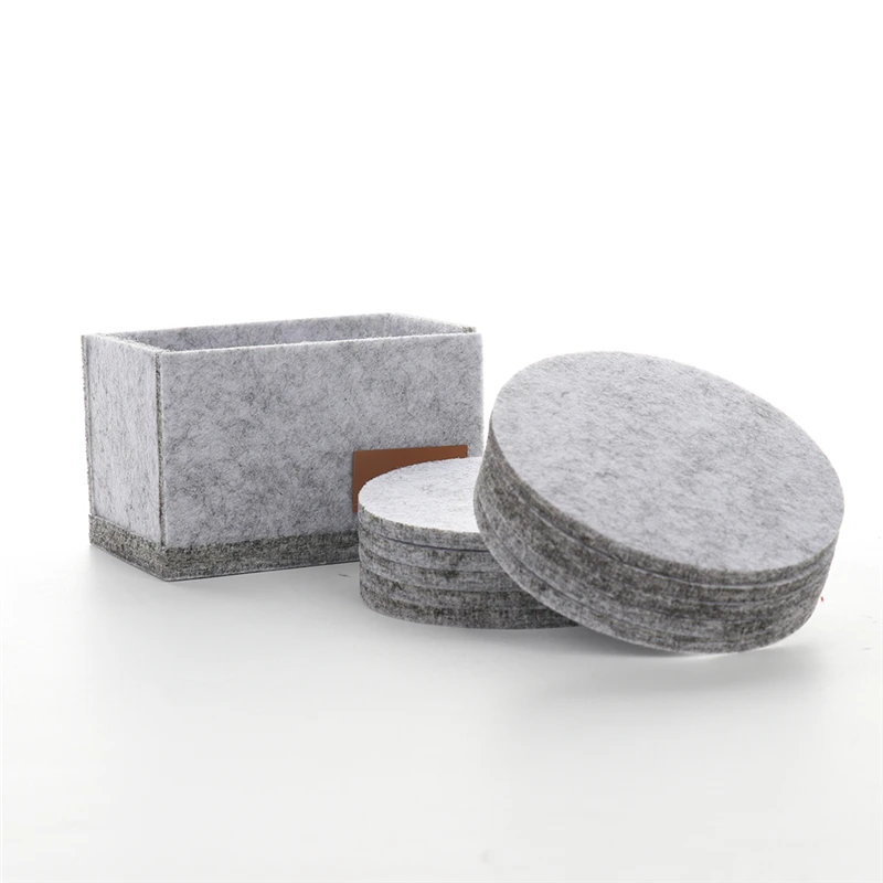 10pcs/set Round Felt Coaster Cup Mat Pad + 1 Storage Box for Bowl Mug Glass Plate Creative Placemats Drink Accessories
10pcs/set Round Felt Coaster Cup Mat Pad + 1 Storage Box for Bowl Mug Glass Plate Creative Placemats Drink Accessories