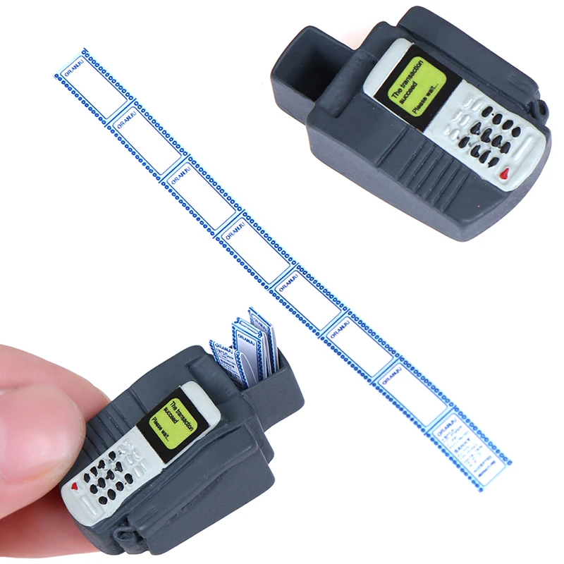 1/12 Dollhouse Miniature Simulation POS Credit Card Machine Supermarket Register Toy Accessories
1/12 Dollhouse Miniature Simulation POS Credit Card Machine Supermarket Register Toy Accessories