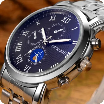 OUKESHI Men mens watches top brand luxury waterproof quartz stainless steel watch Business reloj hombre Watch Men Clock Male 
OUKESHI Men mens watches top brand luxury waterproof quartz stainless steel watch Business reloj hombre Watch Men Clock Male