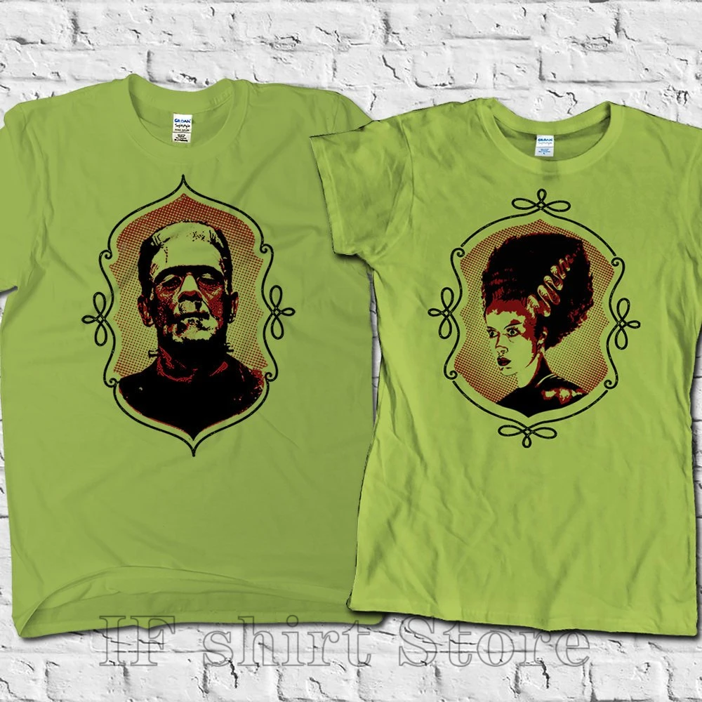 Matching Couples Shirts Frankenstein Shirt Bride of Frankenstein Halloween T-Shirt Men Women Goth Horror Gifts
Matching Couples Shirts Frankenstein Shirt Bride of Frankenstein Halloween T-Shirt Men Women Goth Horror Gifts