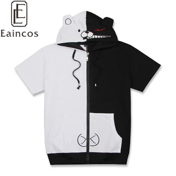 Anime Danganronpa Monokuma Cosplay Party Costume Jackets Short Sleeve Hooded Coat Casual Tops
Anime Danganronpa Monokuma Cosplay Party Costume Jackets Short Sleeve Hooded Coat Casual Tops