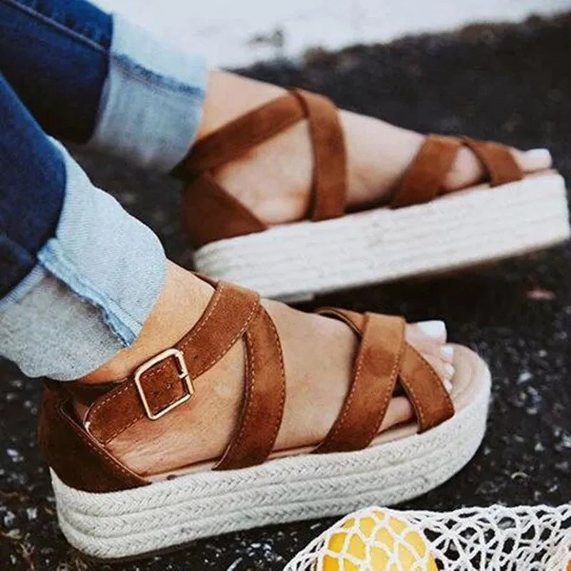 Tangnest New Summer Flat Platform Sandals Women Solid Leopard Open Toe Creepers Gladiator Shoes Woman Plus Size 35-43 XWZ5931
Tangnest New Summer Flat Platform Sandals Women Solid Leopard Open Toe Creepers Gladiator Shoes Woman Plus Size 35-43 XWZ5931
