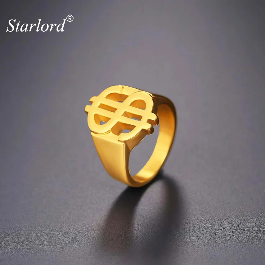 US Dollar Sign Ring Street Style Gold/Black Color Size 7/8/9/10/11/12 Stainless Steel Hip Hop Ring For Rappers/Men GR2789
US Dollar Sign Ring Street Style Gold/Black Color Size 7/8/9/10/11/12 Stainless Steel Hip Hop Ring For Rappers/Men GR2789