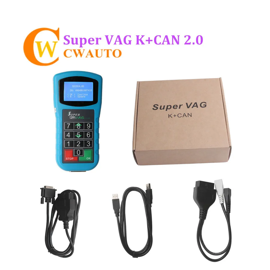 Супер VAG K + CAN Plus 2 0 автоматический ключевой программист диагностический сканер
