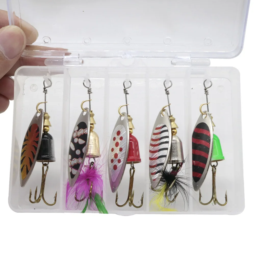 5 PCS / lot Fishing Spoon Spinner Bait 7.7g Fishing Wobbler Metal Bait Spinner Bait isca Artificial Free With Box Fishing Gear
5 PCS / lot Fishing Spoon Spinner Bait 7.7g Fishing Wobbler Metal Bait Spinner Bait isca Artificial Free With Box Fishing Gear