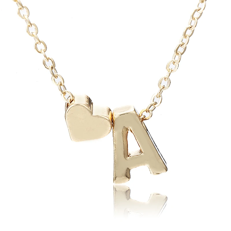 X146/X6 Trendy Gold Color Chain Rose Necklace For Women With Letter&Heart Pendant Simple Choker Necklace Fashion Jewelry
X146/X6 Trendy Gold Color Chain Rose Necklace For Women With Letter&Heart Pendant Simple Choker Necklace Fashion Jewelry