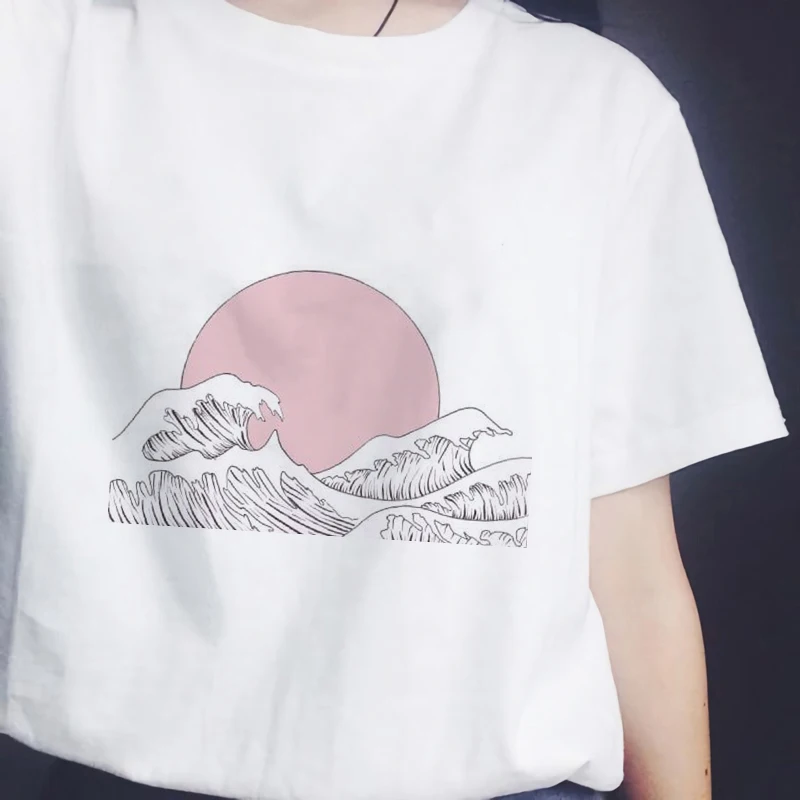 Japanese Style T-shirts for Women Sunset Over The Sea Harajuku White Tshirt Korean Tshirt Summer 2019 Tee Shirt Femme Vogue
Japanese Style T-shirts for Women Sunset Over The Sea Harajuku White Tshirt Korean Tshirt Summer 2019 Tee Shirt Femme Vogue