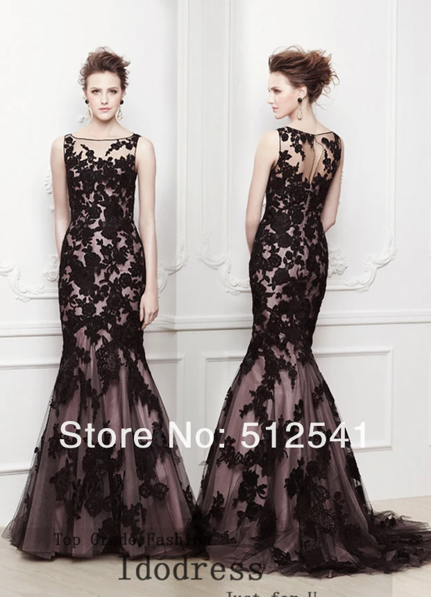 Wonderful Lace Sheer Evening Dresses 2014 Slim Mermaid Trumpet Scoop Neck Handmade Applique Satin yk8R117
Wonderful Lace Sheer Evening Dresses 2014 Slim Mermaid Trumpet Scoop Neck Handmade Applique Satin yk8R117