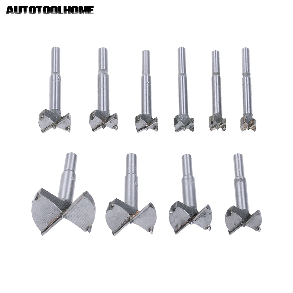 AUTOTOOLHOME 10 шт. 14 50 мм шнековое сверло Forstner набор сверл древесины Деревообработка