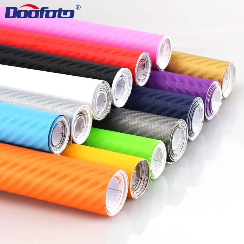 Doofoto 127cmX 10cm 3D Car Stickers Carbon Fiber Vinyl Wrap Sheet Roll Film Motorcycle Car Styling Accessories Waterproof
Doofoto 127cmX 10cm 3D Car Stickers Carbon Fiber Vinyl Wrap Sheet Roll Film Motorcycle Car Styling Accessories Waterproof