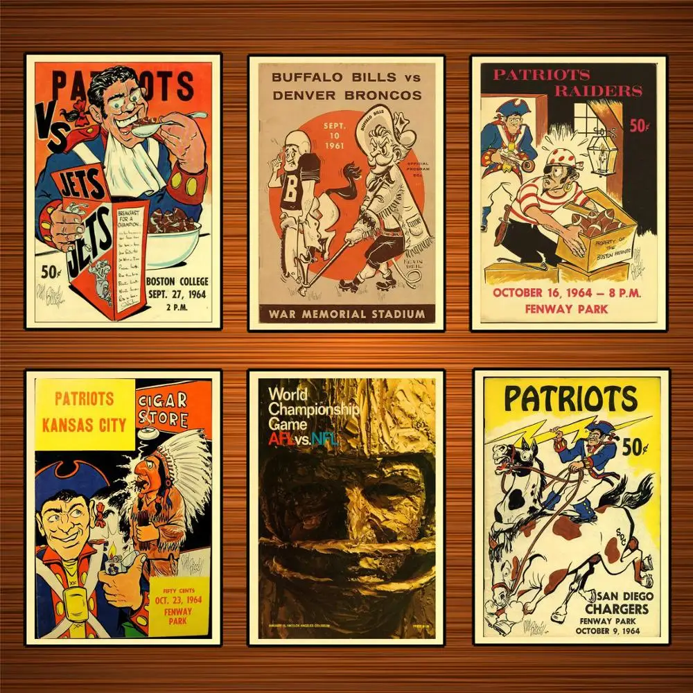 Vintage 1949 American Football Sports Ads Poster Patriots San Diego Classic Canvas Paintings Wall Stickers Home Decor Gift
Vintage 1949 American Football Sports Ads Poster Patriots San Diego Classic Canvas Paintings Wall Stickers Home Decor Gift