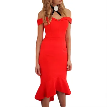 Women Celebrity Trumpet Bandage Dress 2020 New Sleeveless Slash Neck Off Shoulder Bodycon Vestidos Celebrity Party Dress
Women Celebrity Trumpet Bandage Dress 2020 New Sleeveless Slash Neck Off Shoulder Bodycon Vestidos Celebrity Party Dress