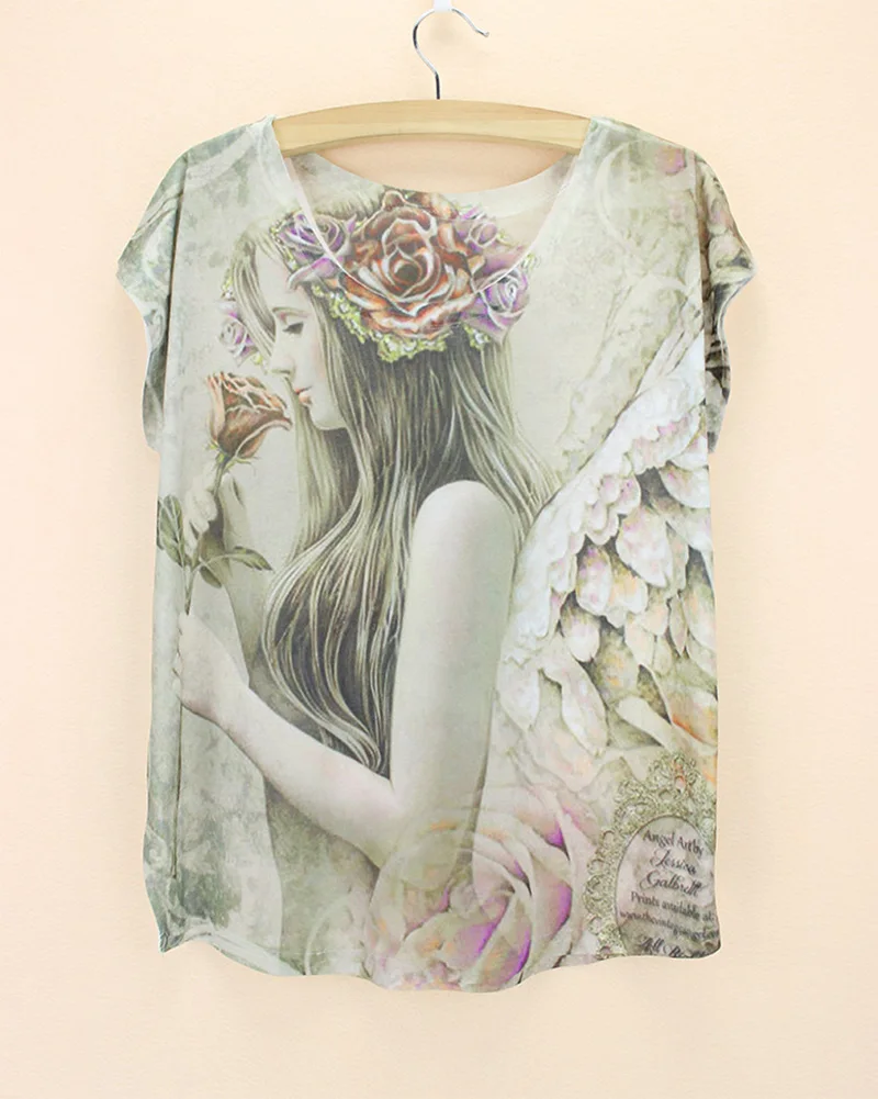 Top Sale angel girl print t shirt women tops tees short sleeve T-shirt 3D digital printed summer tee plus size T shirts
Top Sale angel girl print t shirt women tops tees short sleeve T-shirt 3D digital printed summer tee plus size T shirts