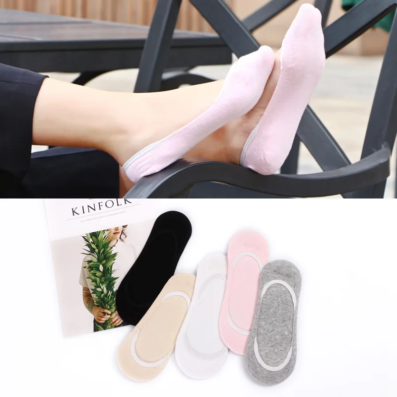 5 Pairs Of 5 Colors Solid Color Boat Socks Shallow Mouth Non-Slip Silicone Invisible Socks Ladies Cotton Socks Women Socks
5 Pairs Of 5 Colors Solid Color Boat Socks Shallow Mouth Non-Slip Silicone Invisible Socks Ladies Cotton Socks Women Socks