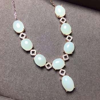Natural white jade Necklace natural gemstone Pendant Necklace S925 Sterling silver trendy luxurious round women party Jewelry
Natural white jade Necklace natural gemstone Pendant Necklace S925 Sterling silver trendy luxurious round women party Jewelry