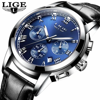 LIGE New Fashion Mens Watches Top Brand Luxury Quartz Watch Men Casual Leather Military Waterproof Sport Watch Relogio Masculino
LIGE New Fashion Mens Watches Top Brand Luxury Quartz Watch Men Casual Leather Military Waterproof Sport Watch Relogio Masculino