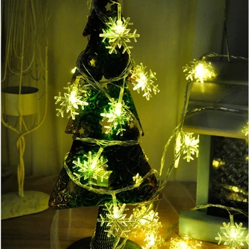 AC110-220V 10M 100Leds Christmas lights outdoor Lamp Snow Flowers fairy lights Garland LED string lights luces led decoracion DA
AC110-220V 10M 100Leds Christmas lights outdoor Lamp Snow Flowers fairy lights Garland LED string lights luces led decoracion DA