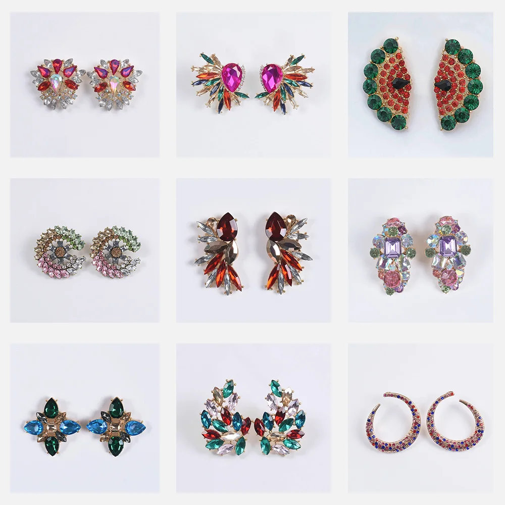 New Za Statement Earrings For Women Geometric Rhinestone Vintage Big Earrings Wedding Jewelry
New Za Statement Earrings For Women Geometric Rhinestone Vintage Big Earrings Wedding Jewelry
