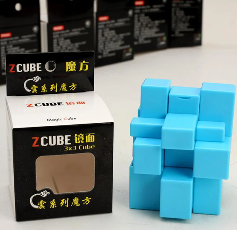 

ZCUBE Cloud Series Mirror Magic Cube 3x3x3 Fidget Cubes Puzzle Speed Cast Coated Colorful Educational Toys For Children Adults