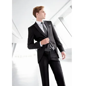 New Terno Costume Homme Wedding Suits Men 3 Piece Groom Tuxedos Suit For Peaked Lapel Groomsman Slim Fit (jacket+pants+vest)
New Terno Costume Homme Wedding Suits Men 3 Piece Groom Tuxedos Suit For Peaked Lapel Groomsman Slim Fit (jacket+pants+vest)