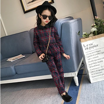 2PCS/Sets Children's Clothes Teenage Girls Spring Autumn Plaid T-shirt + Plaid Pants Fashion Kids School Uniform Clothing
2PCS/Sets Children's Clothes Teenage Girls Spring Autumn Plaid T-shirt + Plaid Pants Fashion Kids School Uniform Clothing