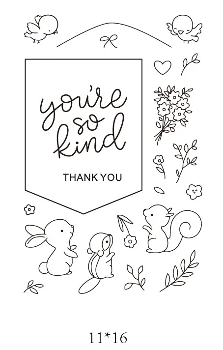 Animal Transparent Clear Stamps for DIY Scrapbooking/Card Making/Kids Christmas Fun Decoration Supplies
Animal Transparent Clear Stamps for DIY Scrapbooking/Card Making/Kids Christmas Fun Decoration Supplies