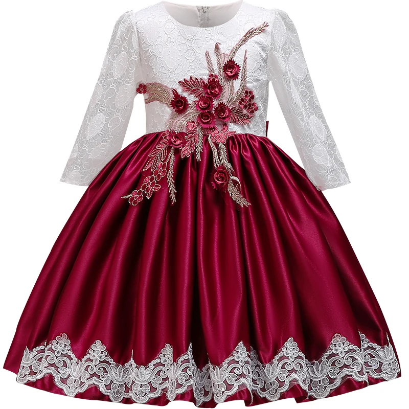 Christmas Dress Girl Lace Flower Girls Dresses for Wedding Party Elegent Baby Girls Princess Dress Child New Year Day Vestidos
Christmas Dress Girl Lace Flower Girls Dresses for Wedding Party Elegent Baby Girls Princess Dress Child New Year Day Vestidos