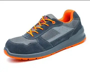 men's breathable steel toe covers working safety shoes platform summer sneaker security boots protect footwear
