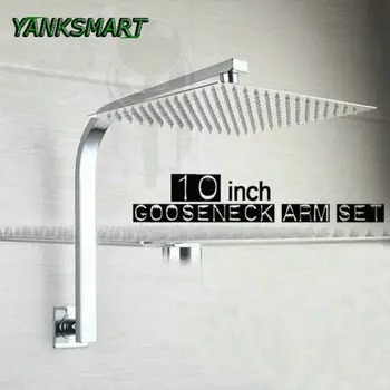 YANKSMART AU 8" 10" 12" Bathroom Wall Mounted Square Rain Stainless Steel Shower Head Mixer Chrome Finish Tap & Shower Arm set
YANKSMART AU 8" 10" 12" Bathroom Wall Mounted Square Rain Stainless Steel Shower Head Mixer Chrome Finish Tap & Shower Arm set