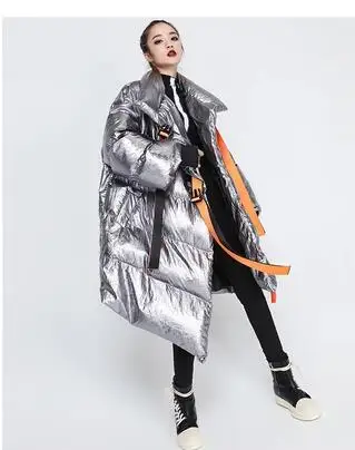 GETSRING Women Coat 2017 Women Winter Coat Personality Women's Silver Loose Irregular Cotton Jackets Thick Parkas Silver Black
GETSRING Women Coat 2017 Women Winter Coat Personality Women's Silver Loose Irregular Cotton Jackets Thick Parkas Silver Black