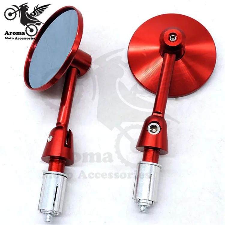 1 pair Round Motorcycle CNC Handlebar Rear View Mirrors Universal Motobike Folding Mirror Rearview Mirror Scooter Side Mirrors
1 pair Round Motorcycle CNC Handlebar Rear View Mirrors Universal Motobike Folding Mirror Rearview Mirror Scooter Side Mirrors