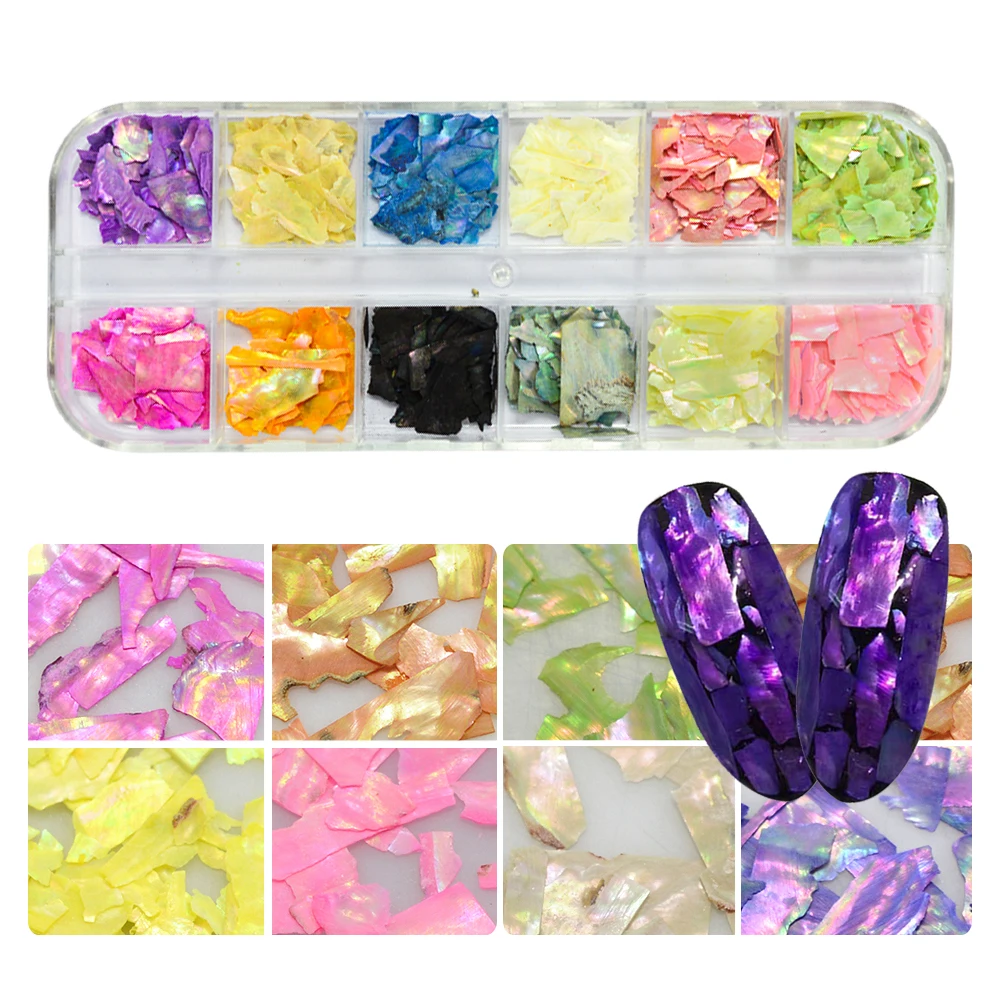 1 Set Nail Sequins 3D Art Glitter Irregular Shell Paillette Mixed Color Design Flakes DIY Nail Decorations Accessories Tool TRBK
1 Set Nail Sequins 3D Art Glitter Irregular Shell Paillette Mixed Color Design Flakes DIY Nail Decorations Accessories Tool TRBK