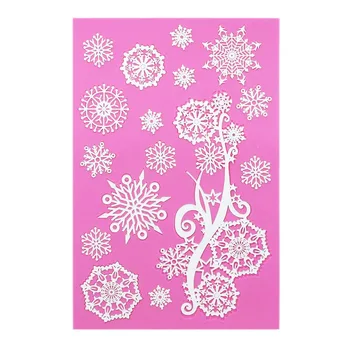 Yueyue Sugarcraft snowflake Silicone lace mold mat fondant mold cake decorating tools chocolate gumpaste mold
Yueyue Sugarcraft snowflake Silicone lace mold mat fondant mold cake decorating tools chocolate gumpaste mold