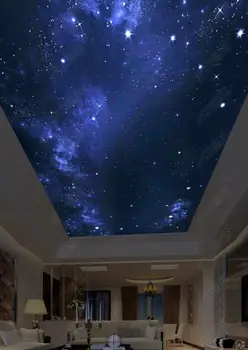 1814 Purple Stars Sky Printing stretch ceiling film for workshop ceiling decoration 
1814 Purple Stars Sky Printing stretch ceiling film for workshop ceiling decoration