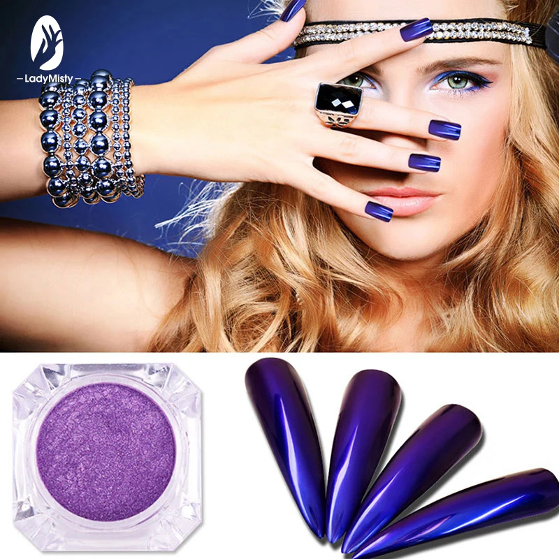 Ladymisty Purple Mermaid Pearl Nail Powder Glitters Mirror Effect Nail Art Chrome Pigment Powder Manicure Nail Art Decoration
Ladymisty Purple Mermaid Pearl Nail Powder Glitters Mirror Effect Nail Art Chrome Pigment Powder Manicure Nail Art Decoration