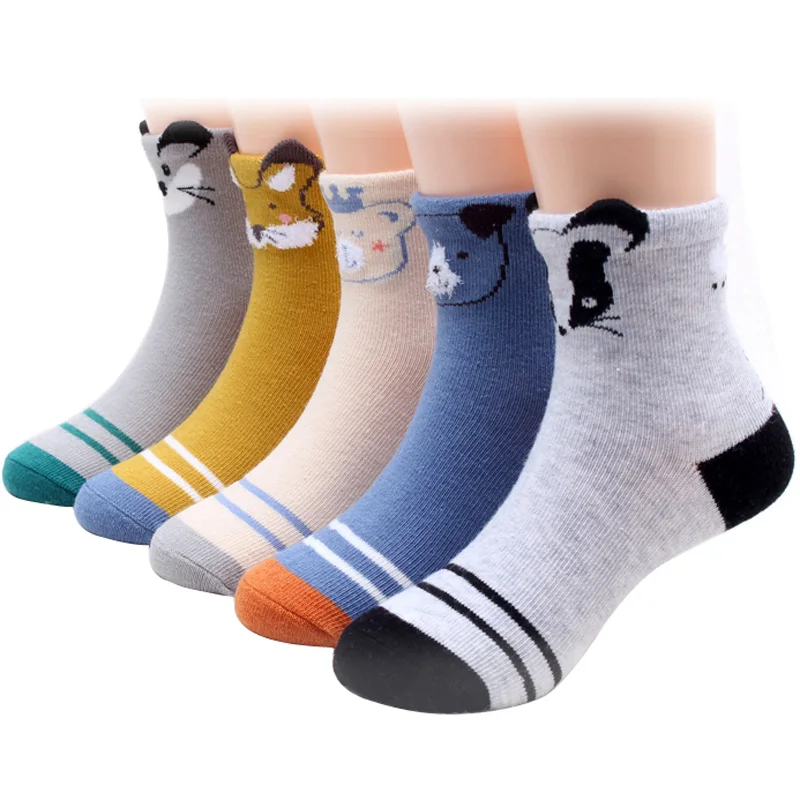 5 Pairs/Lot Children Boys Girls Socks Fox Bear Style for Kids Toddler Animals Elastic Cotton Socks 1-12 Years
5 Pairs/Lot Children Boys Girls Socks Fox Bear Style for Kids Toddler Animals Elastic Cotton Socks 1-12 Years
