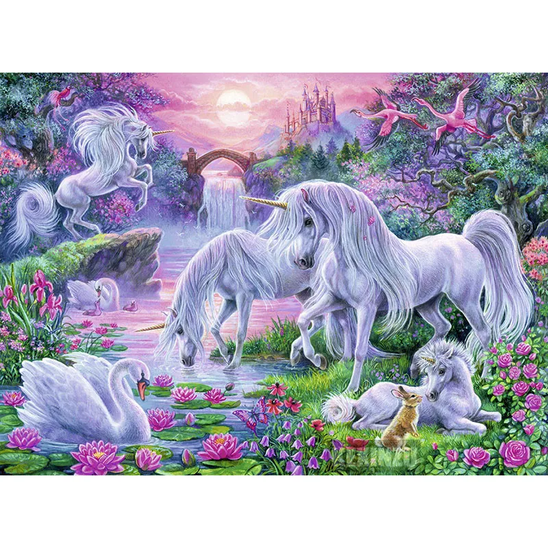 5d Diamond Embroidery -White unicorn- Full Square Diamond Mosaic Diamond Painting Picture Rhinestone Landscape Home Decoration
5d Diamond Embroidery -White unicorn- Full Square Diamond Mosaic Diamond Painting Picture Rhinestone Landscape Home Decoration