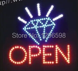 CHENXI Hot Sale 19x19 inch indoor Ultra Bright flashing Diamond jewelry shop neon open sign of led-
CHENXI Hot Sale 19x19 inch indoor Ultra Bright flashing Diamond jewelry shop neon open sign of led-